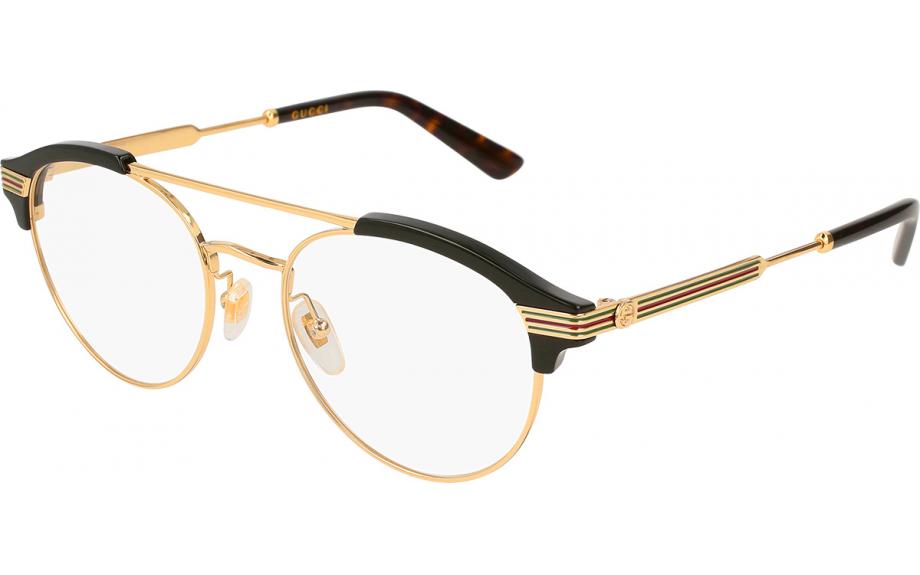 clear frame glasses gucci